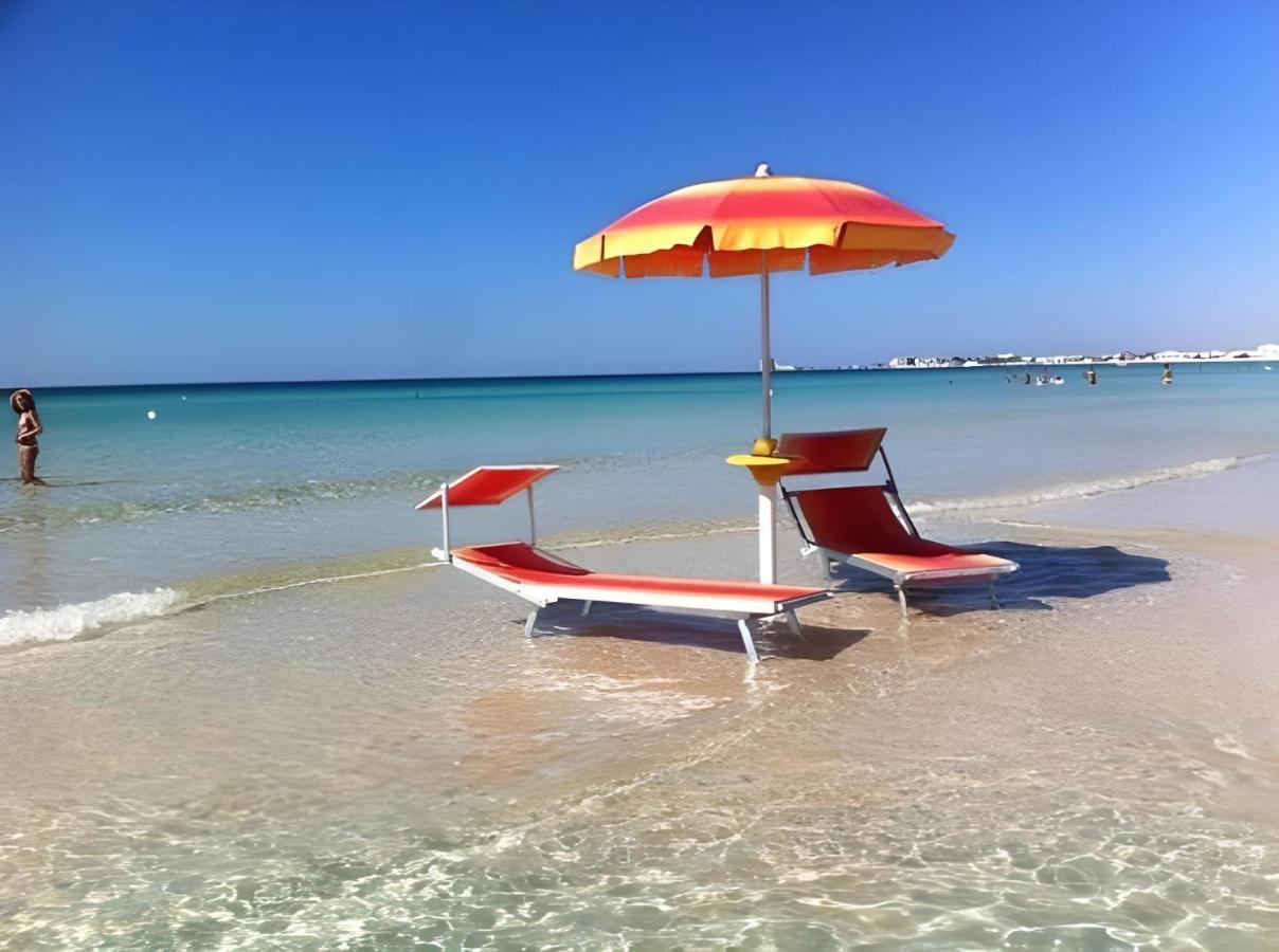Air-Conditioned Villa 300 Meters From Porto Cesareo Beach With Parking Extérieur photo